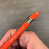 write fast, edit slow personalized pen (Pen with Smart Phone Stylus)