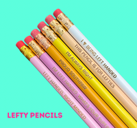 Lefty Pencils (6 Pencil Set)