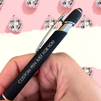 1 Custom personalized Pen with Smart Phone Stylus