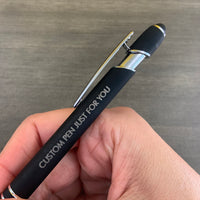 1 Custom personalized Pen with Smart Phone Stylus