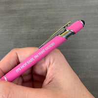 it’s not easy, i’m that good pen stylus in black with black ink