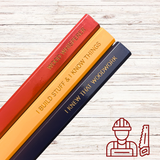 Woodworker puns carpenter pencils  (3 Pencil Set)