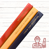 Woodworker puns carpenter pencils  (3 Pencil Set)