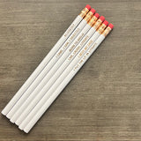 Funny Lawyer Pencils – Engraved Legal Humor Pencil Set
 ( 6 Pencil Set )