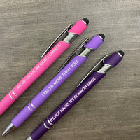 A condescending Pen Set (Pen with Smart Phone Stylus)