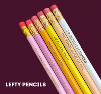 Lefty Pencils (6 Pencil Set)