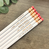 Funny Lawyer Pencils – Engraved Legal Humor Pencil Set
 ( 6 Pencil Set )