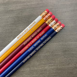 Teacher Appreciation Pencil Set (6 Pencil Set )