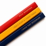 Woodworker puns carpenter pencils  (3 Pencil Set)