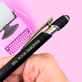 kill your darlings pen with stylus