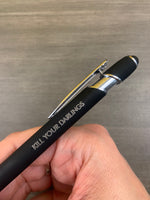 kill your darlings pen with stylus