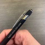 write now, edit later personalized pen (Pen with Smart Phone Stylus)