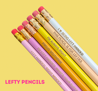 Lefty Pencils (6 Pencil Set)