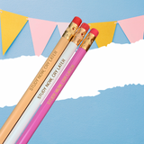 Study now, cry later pencils in pastel multi ( 3 pencil set )