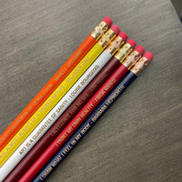 Artist Quotes Pencil Seg   (6 Pencil Set )