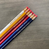Teacher Appreciation Pencil Set (6 Pencil Set )