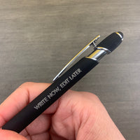 write now, edit later personalized pen (Pen with Smart Phone Stylus)
