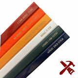 Make it fit Assorted quotes carpenter pencils in multi wood (6 Pencil Set)