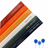 Make it fit Assorted quotes carpenter pencils in multi wood (6 Pencil Set)
