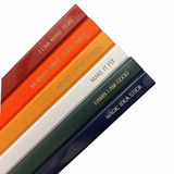Make it fit Assorted quotes carpenter pencils in multi wood (6 Pencil Set)