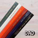 Carpenter quotes pencils in multi wood (6 Pencil Set)