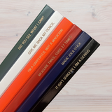 Carpenter quotes pencils in multi wood (6 Pencil Set)