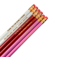 Crazy Galentine’s BFF pencil set, bestie version (6 Pencil Set )