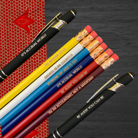 amused accountant set (6 Pencil Set, two pens)