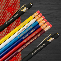 amused accountant set (6 Pencil Set, two pens)