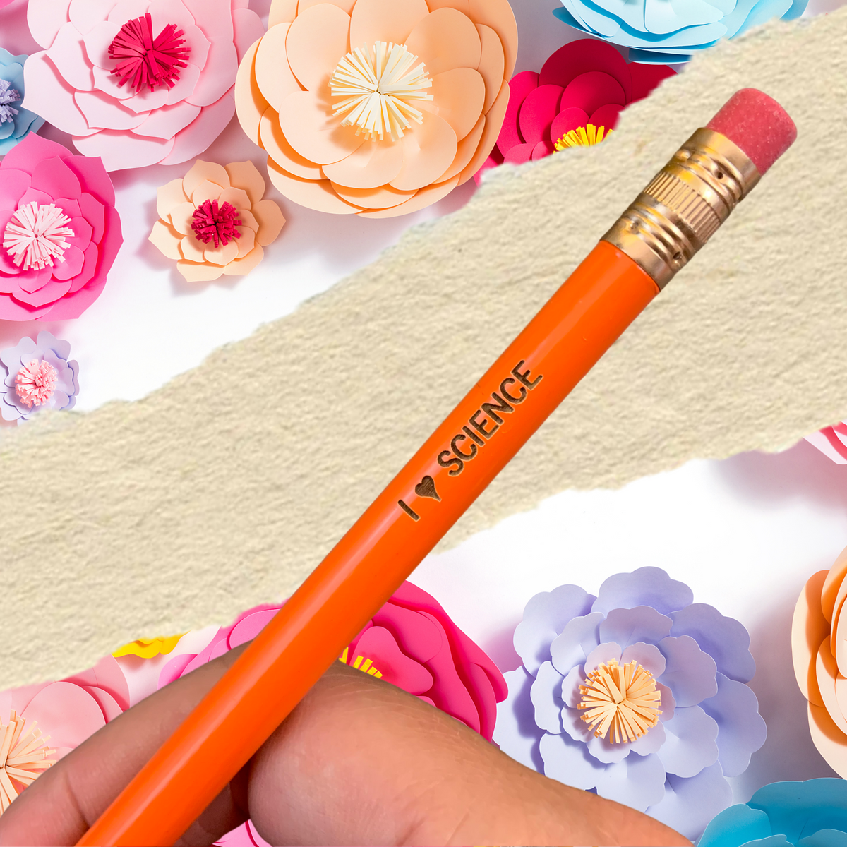 I love Science ( 3 pencil set ) – The Carbon Crusader