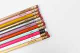Color swatches of our available pencil colors!