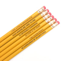 mustard yellow wooden pencils #2 by the carbon crusader.