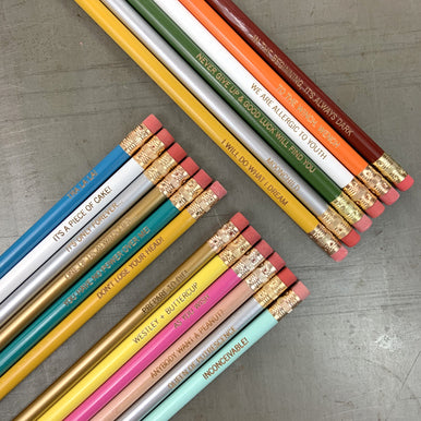 80s notalgia pencils super set 18 Pencil Set The Carbon Crusader