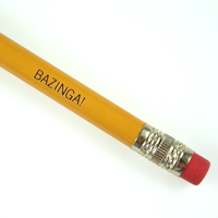 Bazinga! pencil set in mustard yellow (set of 3)