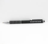 BE AUDIT YOU CAN BE pen in black by The Carbon Crusader pen stylus.