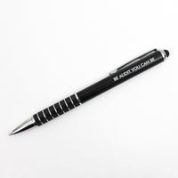 BE AUDIT YOU CAN BE pen in black by The Carbon Crusader.