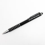 BE AUDIT YOU CAN BE pen in black by The Carbon Crusader.