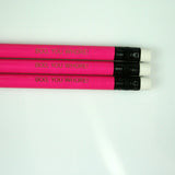Boo, You Whore! ( 3 pencil set )