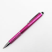 books i want to read hot pink pen (Pen with Smart Phone Stylus)
