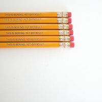 This Is Boring Yet Difficult. ( 3 pencil set )