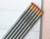 damn I'm good personalized pencil set of 6 by the carbon crusader