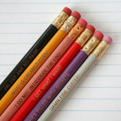 Great Northern Pencils personalized pencils ( 6 pencil set )