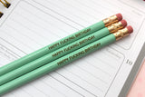 happy fucking birthday personalized pencils by the carbon crusader in mint