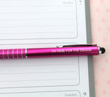 I'm here for the drama hot pink pen by the carbon crusader