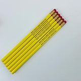 What would honey badger do? pencils in yellow( 3 Pencil Set )