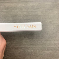 He is risen carpenter white pencils (set of 6)