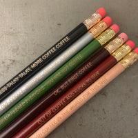 a fine coffee pencil set   (6 Pencil Set )