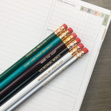 CPA puns pencil set   (6 Pencil Set )