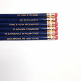 Impossibly awesome overlord ( 6 pencil set )