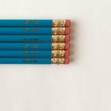 let it go ( 3 pencil set ) in aqua